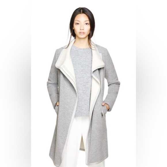 Aritzia Babaton Atelier Cormac Coat 96% Wool Tan Colour Size Extra Small - Picture 2 of 16